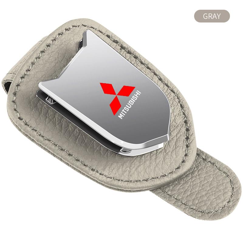 Car Auto Sun Visor Glasses Box Sunglasses Clip Card Ticket Holder Stand For Mitsubishi Lancer Ralliart 10 3 9 EX Outlander 3 ASX L200 Accessories