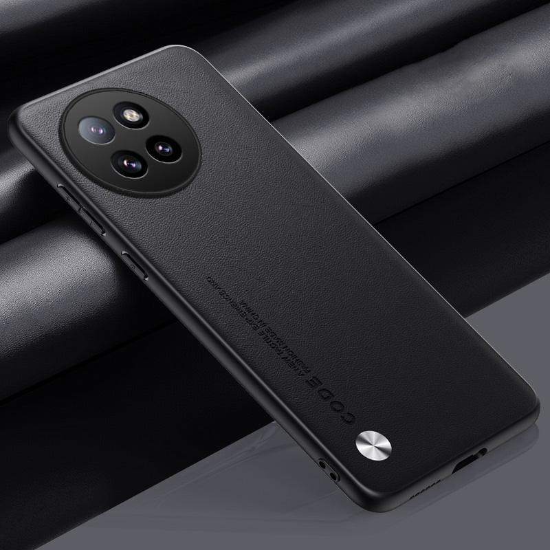 Luxury Leather Phone Case Plain Skin Shockproof Soft Back Cover for Xiaomi Civi 4 Pro Civi 4 3 2 Skin Feel Protective