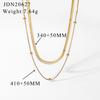 Retro Minimalist Unique High-end Gold-plated Cool Style Multi-layered Necklace for Women, A Niche Accessory for The Petite.