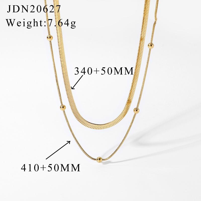 Retro Minimalist Unique High-end Gold-plated Cool Style Multi-layered Necklace for Women, A Niche Accessory for The Petite.