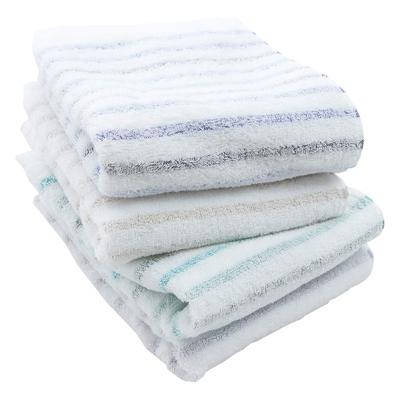 Hiorie Imabari Face Leftover Thread Border Set of Color Made In Japan Towels, Towels, Towels, 4, Selection,