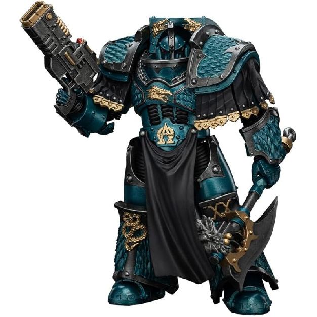 JOYTOY-Warhammer The Horus Heresy-1:18-Action Figure-Alpha Legion Alpharius, Primarch of The XXth Legion-Collection Model Birthday Gifts