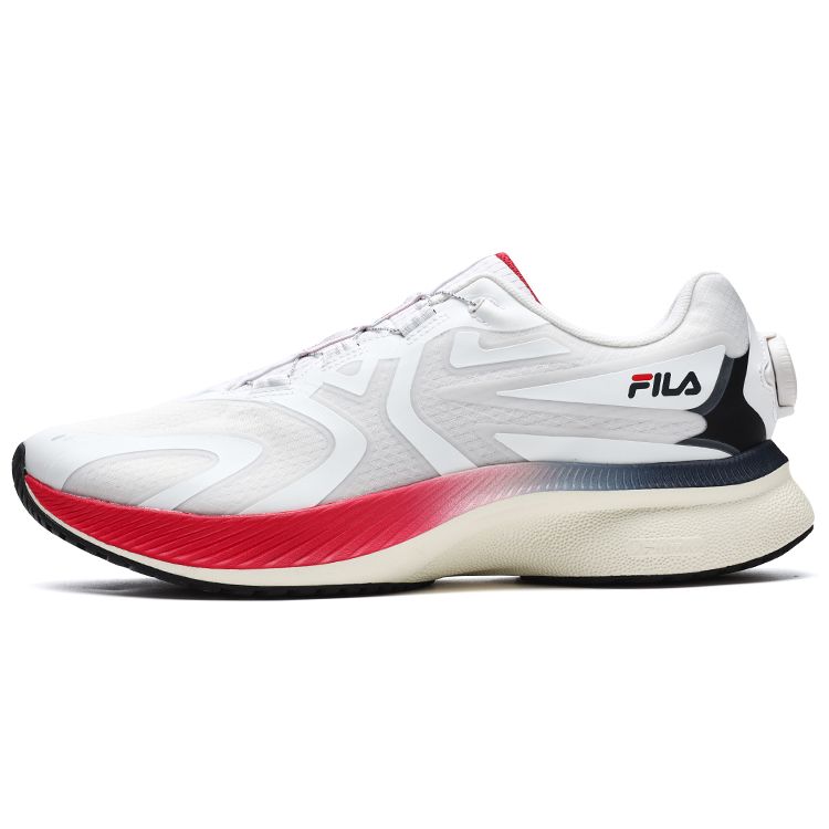 FILA Athletics Energy Comfortable Fabric Low-Top Casual Running Shoes Men sneaker FILA-White A12M241110FWT