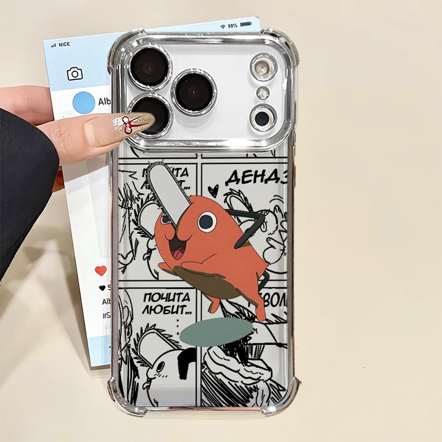 Case for Apple iPhone 13 12 11 Pro Max 16 15 14 Plus 16e 17 Air Soft Cover Cute cartoon anime