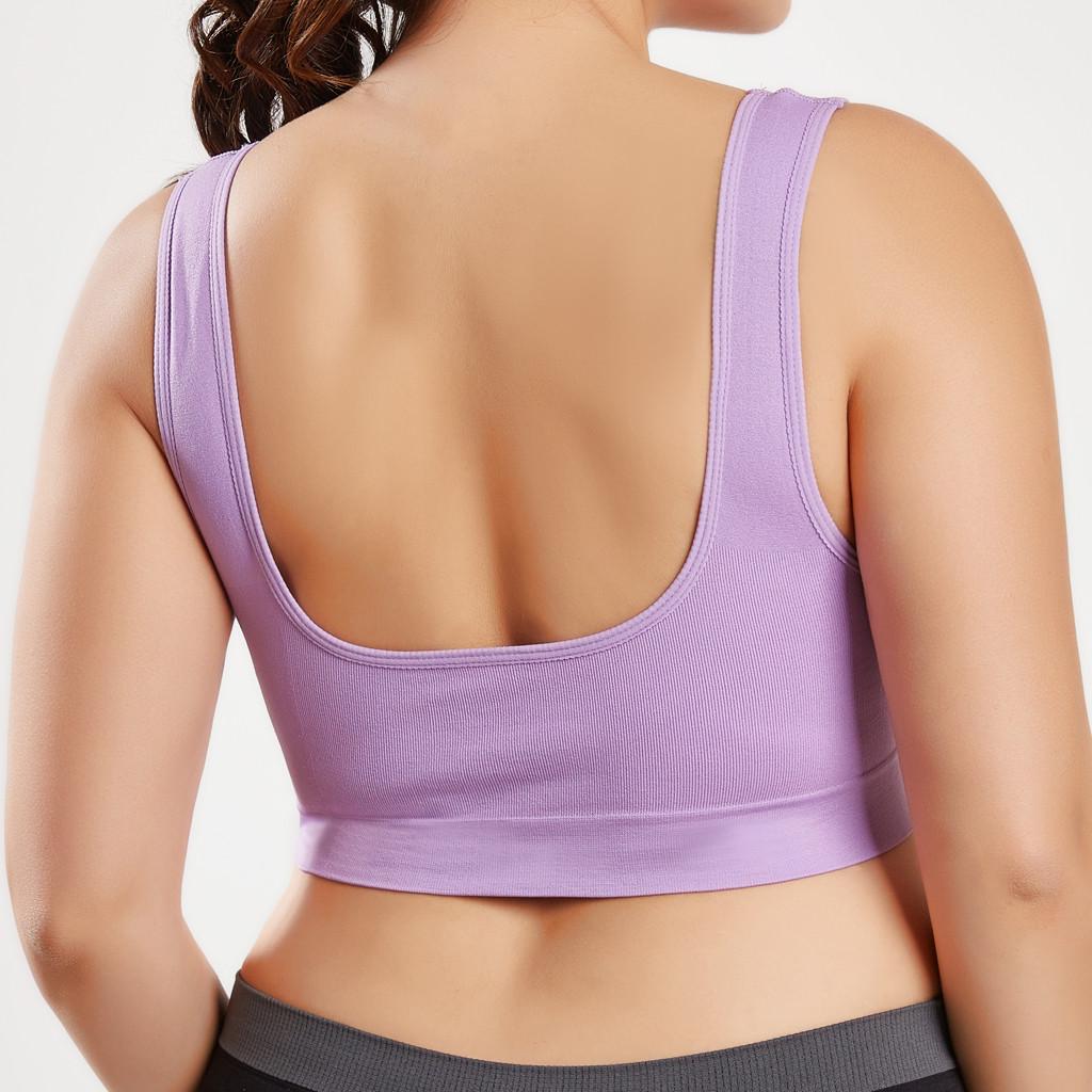 Women Color Plus Size Ultra-thin Large Bra Sports Bra Full Bra Cup Tops