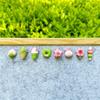 8pcs Creative Push Pin Snacks Dafu Soft Wooden Board Felt Photo Wall Message Board I-shaped Nails