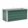 VidaXL Lit Surélevé Acier Galvanisé 100x40x45 cm Vert Jardinière Pot de Fleurs 44855
