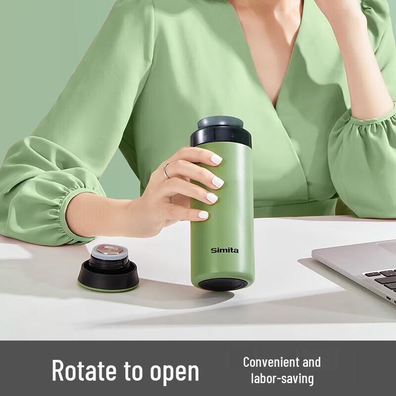 Simita 316 Stainless Steel Portable Thermal Mug with Tea Infuser