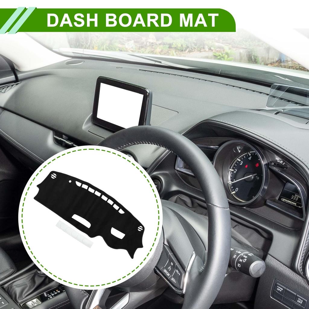 HOPESPANNER Dashboard Cover for Mazda DK5 Series Protective Suede Reduces Interior Set Drive Mat/Dash CX-3 (2016-2022) - Mat, Material,