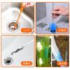 Haojiaho Pipe Cleaner and Pipe Brush (3-Piece Set) for Drain Cleaning, Pipe Plumbing, Drain Clearing, Cleaning, Long, Thin Brush, Wire, Bath, Kitchen,