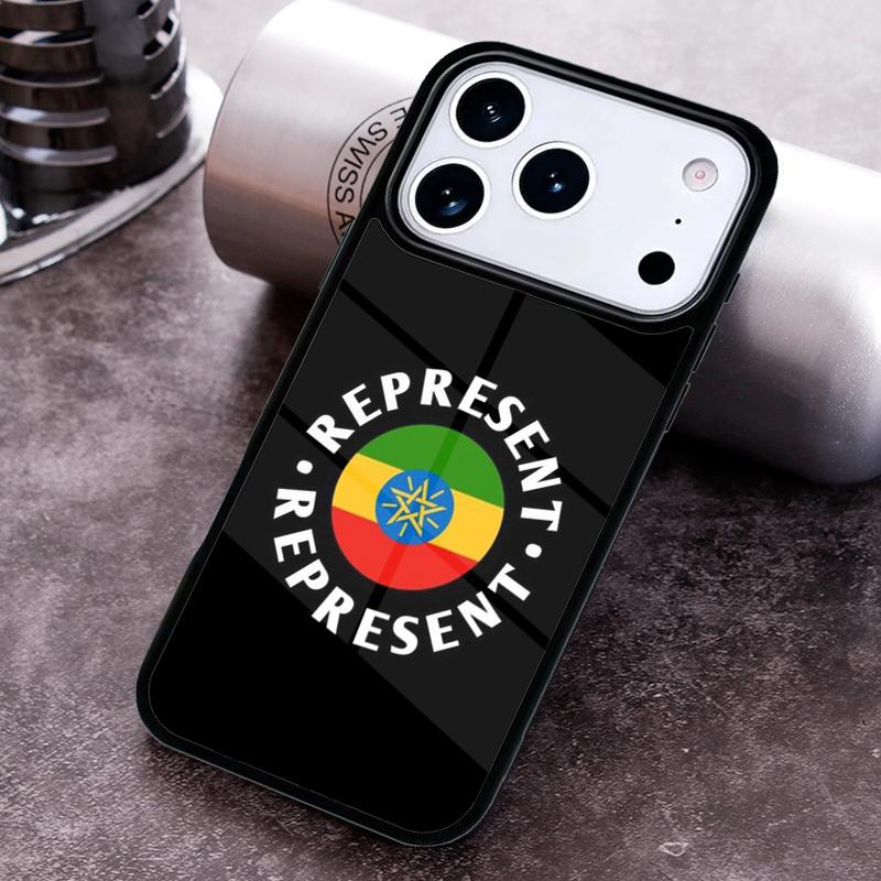 Ethiopia Flag Phone Case for iPhone 17 16 15 Pro Max Air 14 13 12 11 Plus Shockproof Cover