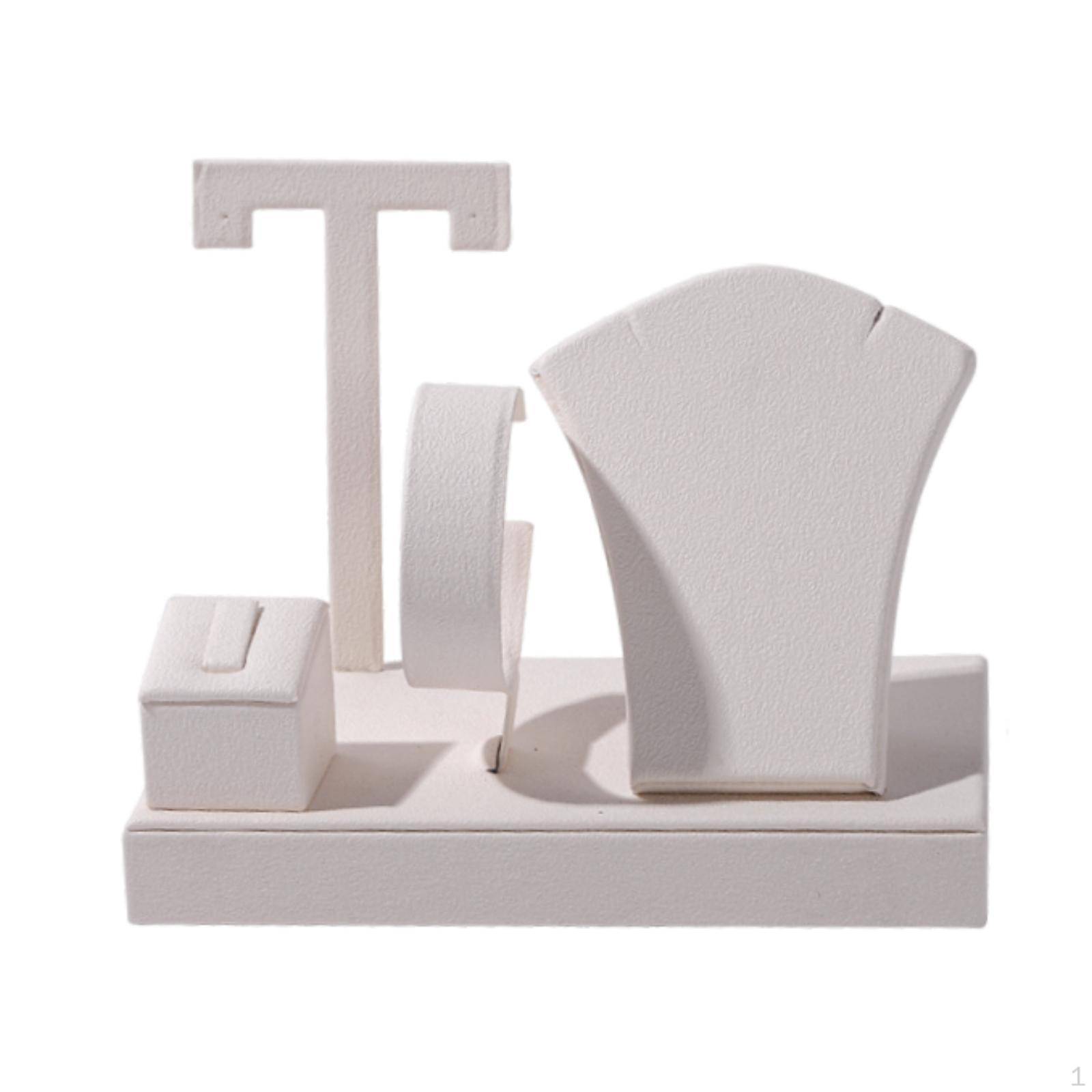 

Jewelry Display Earring Organizer Bracelet Stand Holder for Earrings And Rings белый