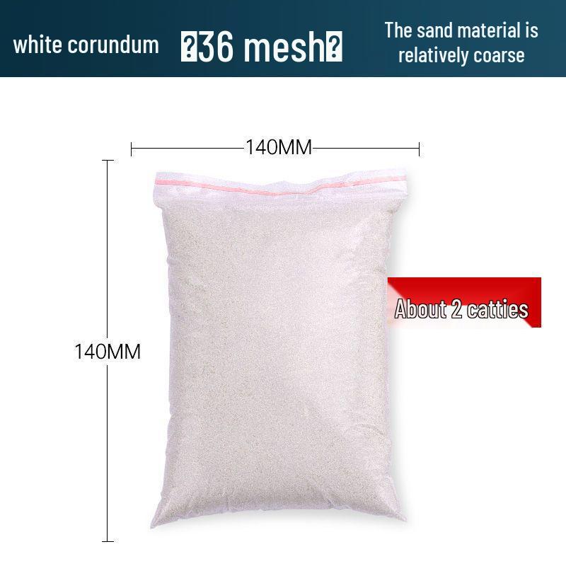 Sandblasting Machine with Brown/White Corundum, Glass Beads, and Emery for Abrasive Sand Use