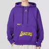 Lakers NBA Mikiny Pánské Fialové S Kapucí Střední Běžný DR2422-504