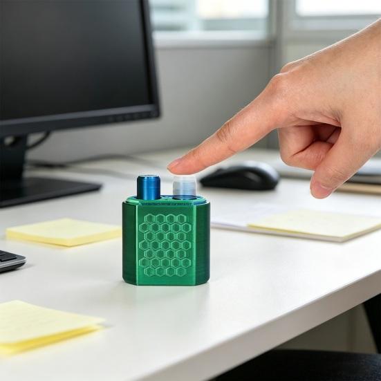 3D Printed Clicker Toy Toy Home Office Decompression Button Fidget Worker Students Relaxation Anxiety Stress