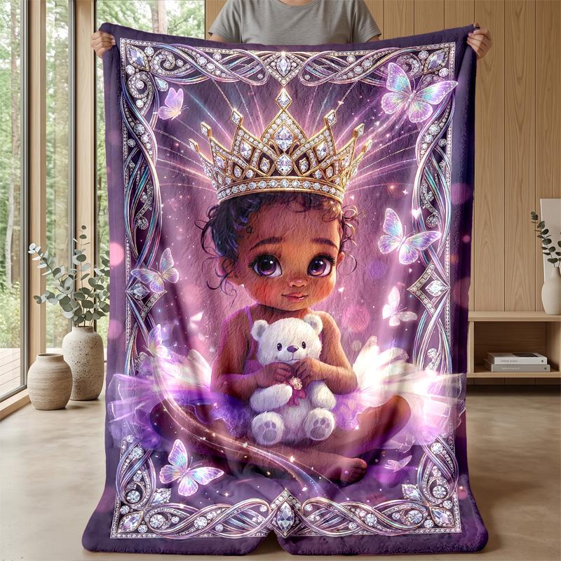Rock Music Gesture Theme Blanket Lightweight Warm Flannel Blanket Decorative Throw Blanket for Home Decoration