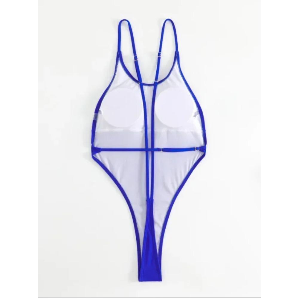 Extreme Mini Micro String Cross Backless Women Monokini Swimwear One Piece Swimsuit Female High Cut Bathing Suit Swim Beachwear
