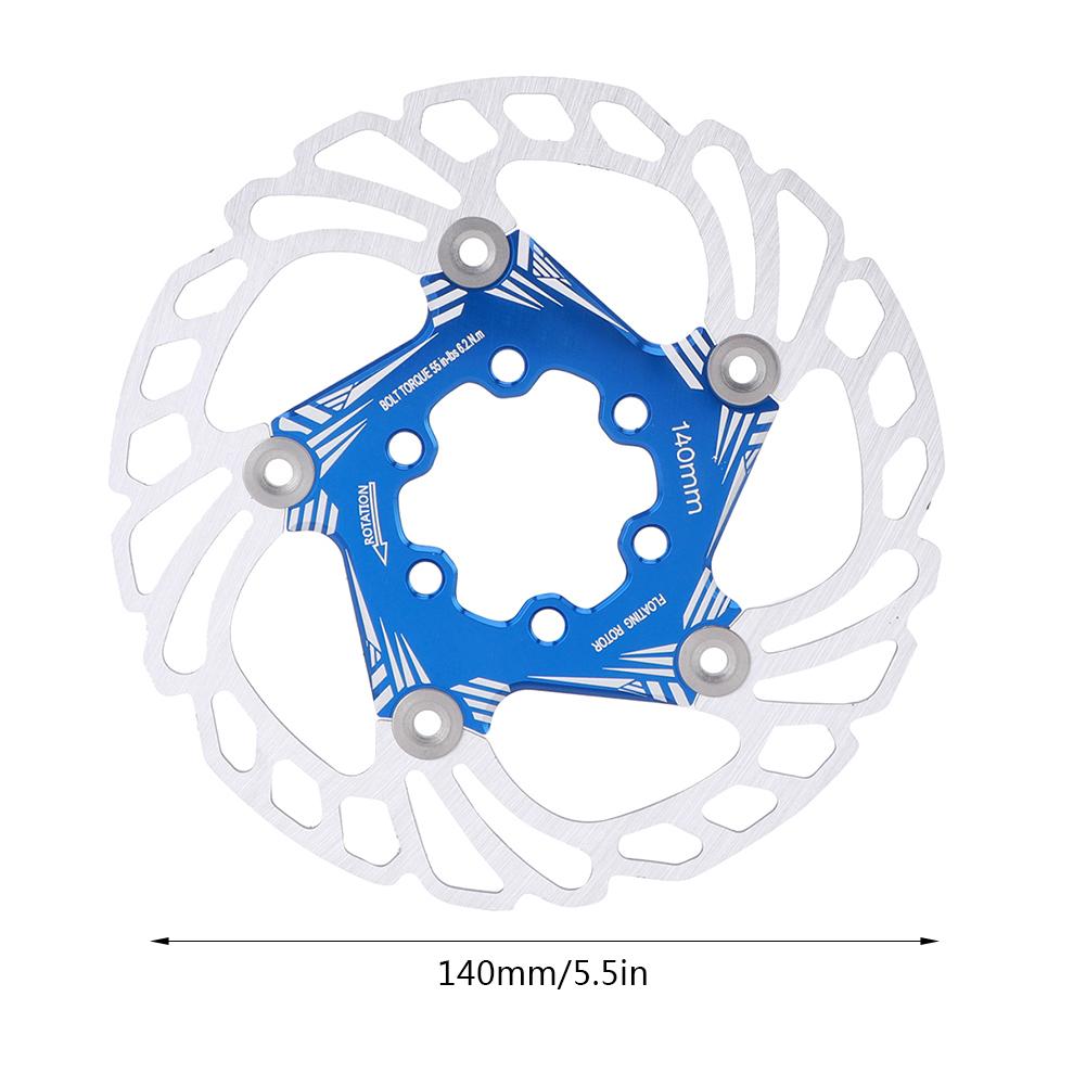Mountain Bike Brake Disc Floating Cooling Rotors 5 Stud 140mm Cycling Accessory