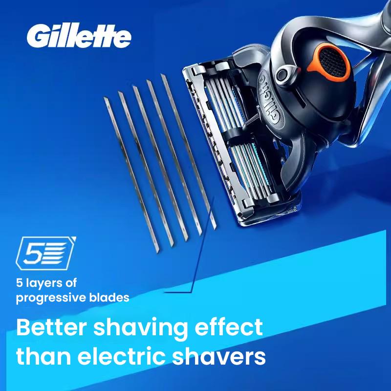 Gillette Fusion 5 Razor 1 Handle 4 Razor Heads 1 Stand