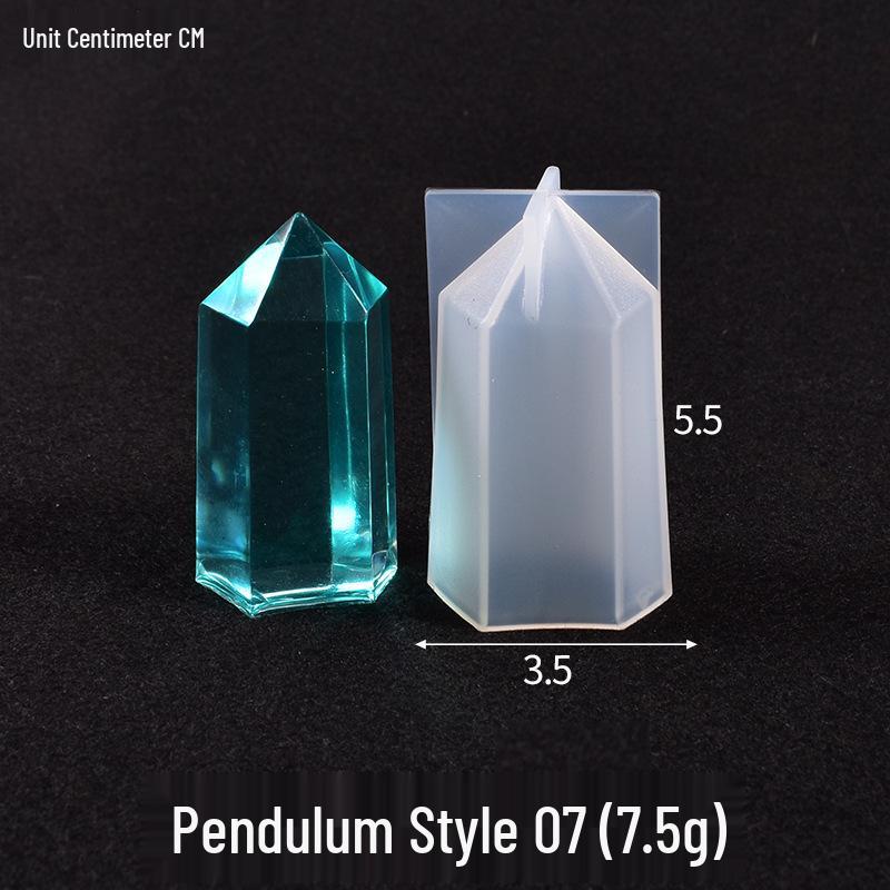 High Gloss Silicone Molds for DIY Poppy Crystal Pendants & Ornaments