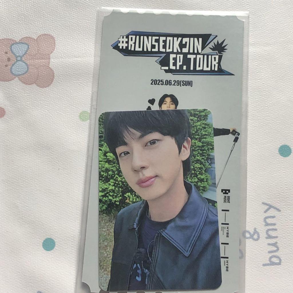 [USED] RUNSEOKJIN_EP.TOUR 6/28 JIN trading card