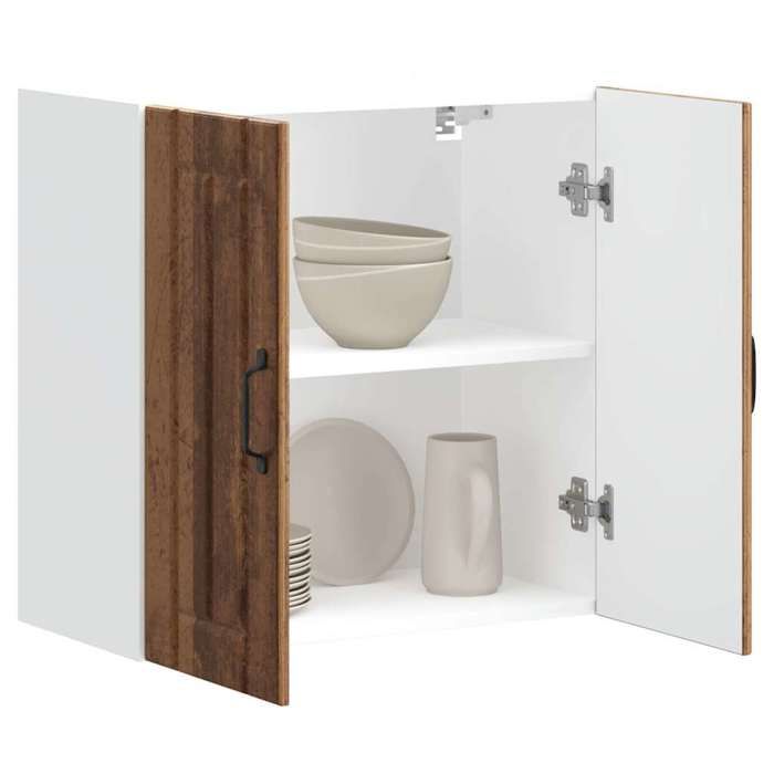 VidaXL Kitchen Wall Cabinet Lucca Old Wood Engineered Wood, Kitchen Wall Unit, Cabinet for Kitchen Wall, 853825