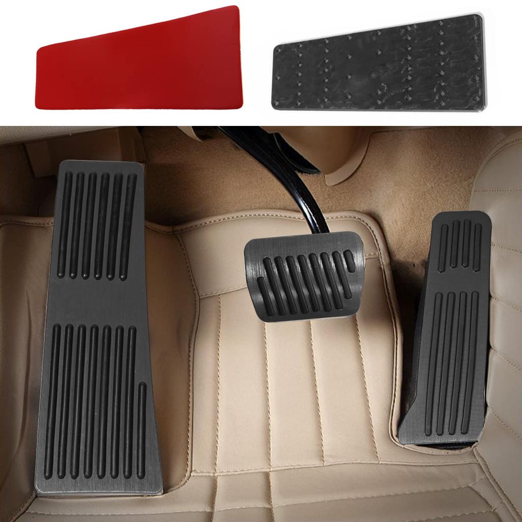 Travay Aluminum Universal Compatible with Many including DK KG Demio DJ Axela and Atenza GJ Series of Mazda-specific Pedals, Punch-Free Anti-Slip,