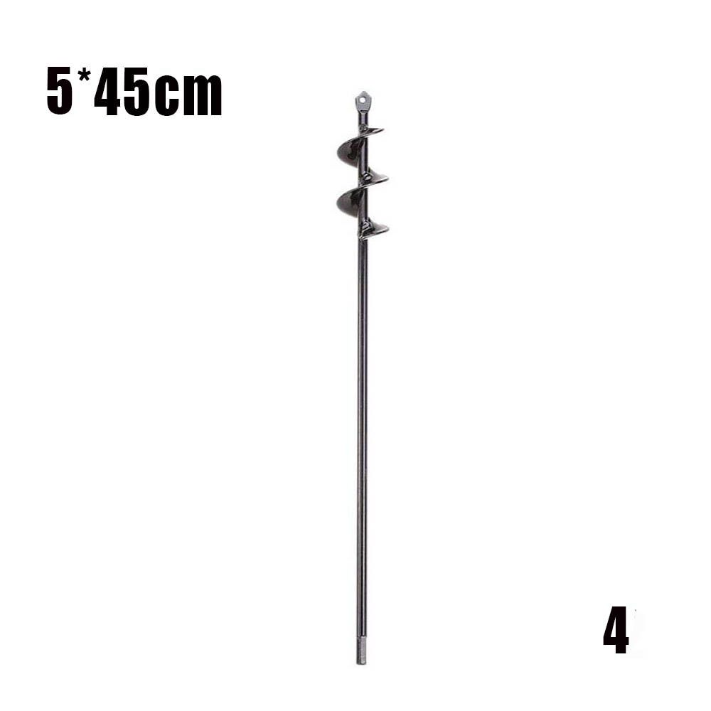 Supplies Earth Drill Power Planter Ground Drill Spiral Drill Bit Auger Flower Planter Digging