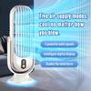 Portable Desktop Fan Cordless Desktop Shaking Fan with LED Fast USB Charging 5-speed High Wind Power
