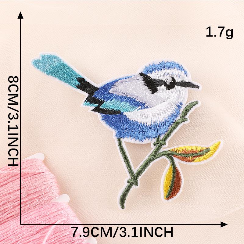 Duoku Animal Bird Embroidery Patch for Clothing, Shoes, Hats, and Luggage Accessories.