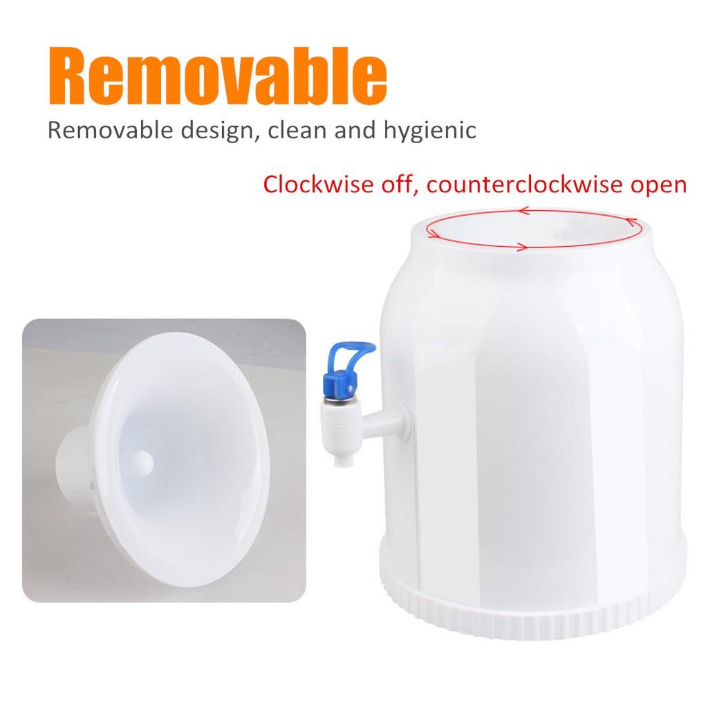 Press Water Pumping Desktop Cold Water Dispenser Gallon Drinking Bottle Portable Countertop Cooler Drinking Faucet Tool