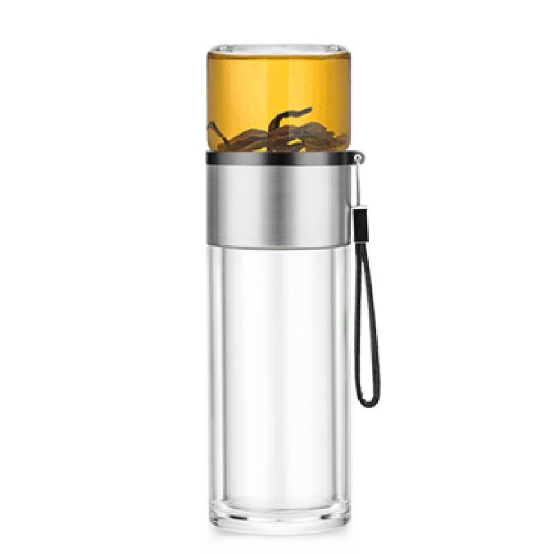 

SAMADOYO-Разделитель для чая, Заваривание в термостойком стекле, Фильтрация чая, Портативная чашка, Для улицы, Путешествий, Автомобильная кружка для воды 201-300ml