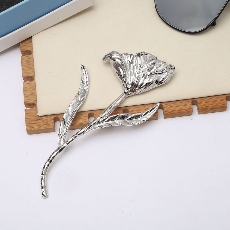 European and American Retro Jewelry, Palace-Style Corsage Brooch, Heavy-Duty, Oversized, Exaggerated, Three-Dimensional Rose Flower Pin Jewelry