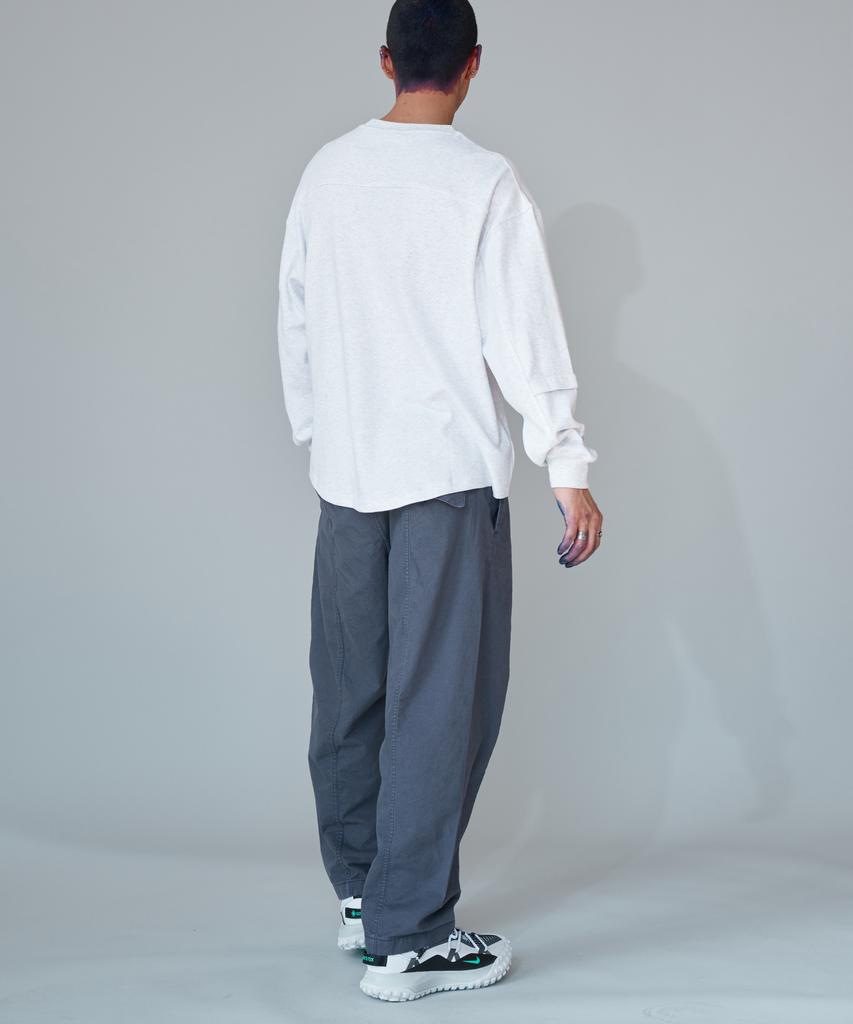 MANIAMASS Tennis Club Embroidered Graphic Long Sleeve (Noble Lt C)