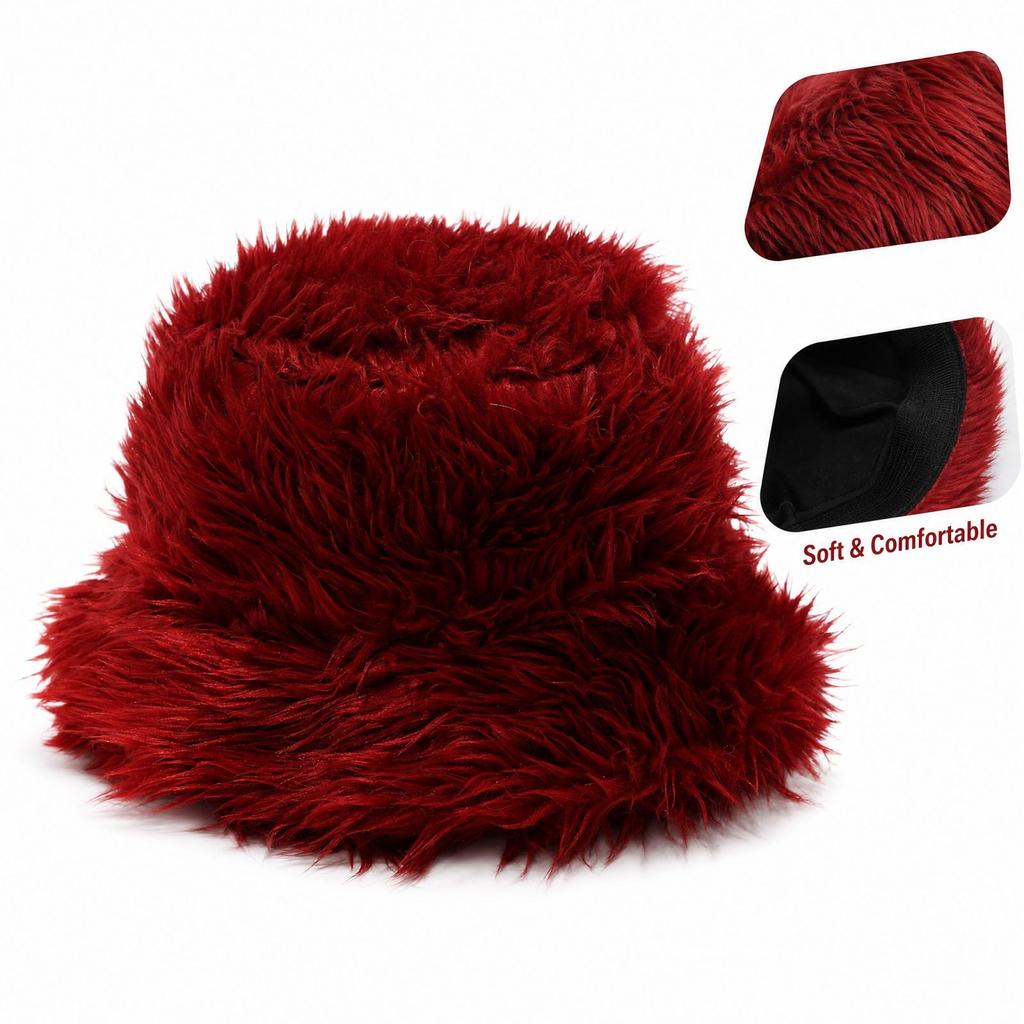 Unisex Plush Hat Winter Warm Ear Flap Outdoor Hat for Cold