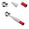 Mini Ratchet Wrench Adjustable 1/4 Inch Bit Driver Multipurpose Compact Repair Tool Hand for