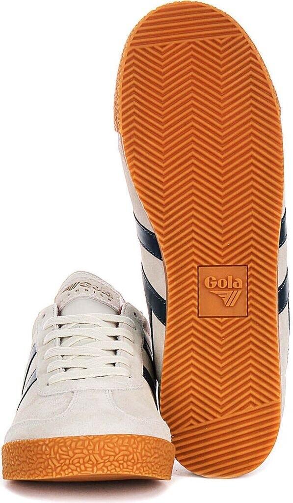 Gola Harrier Suede Sneakers (CMA192) Off White/blue/red