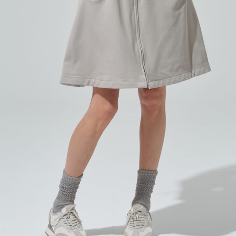 BLUDOT See-through Cushion Knee Socks_GY