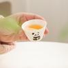 Portable Panda Travel Tea Set with 6 Cups