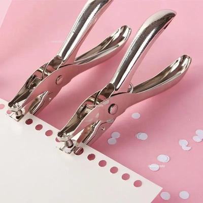 1 Adet Metal 6mm Gözenek Çaplı Delgeç Pense Tek Delik Delgeç El Kağıdı Scrapbooking Delgeçleri 1-8 Sayfa Kağıt Delgeç