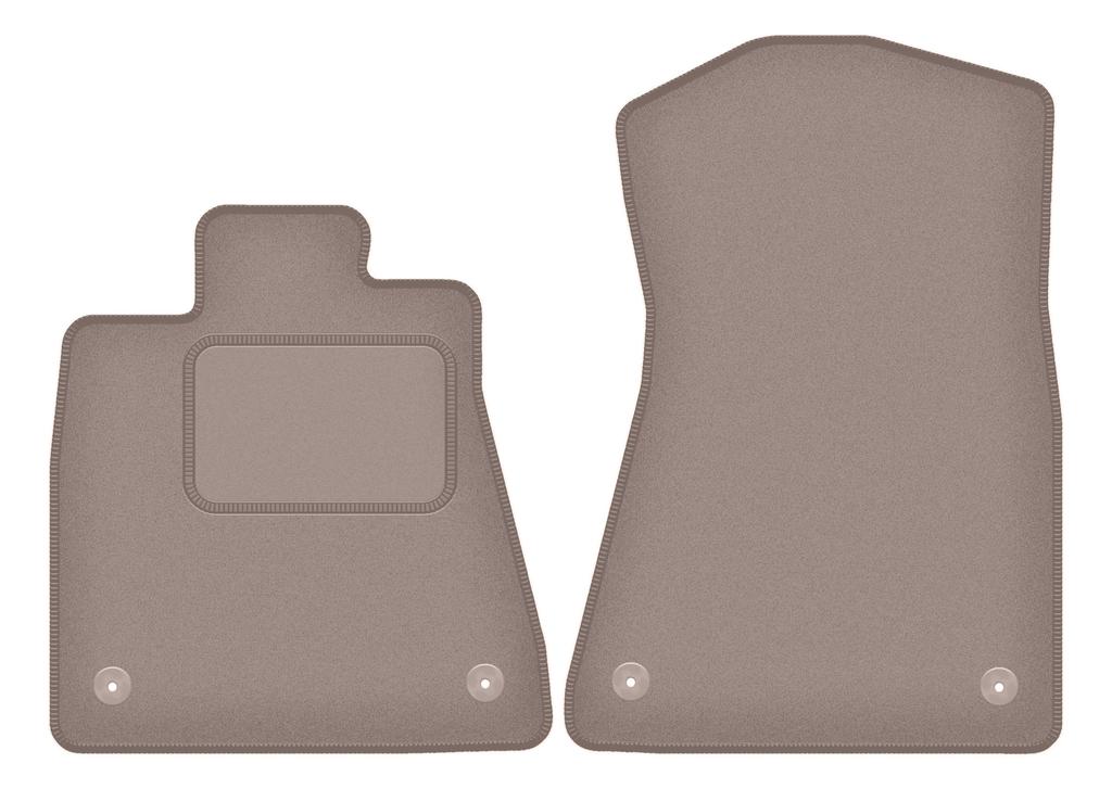 Beige Front Floor Mats For: Lexus GS IV 0 (2012-2020)