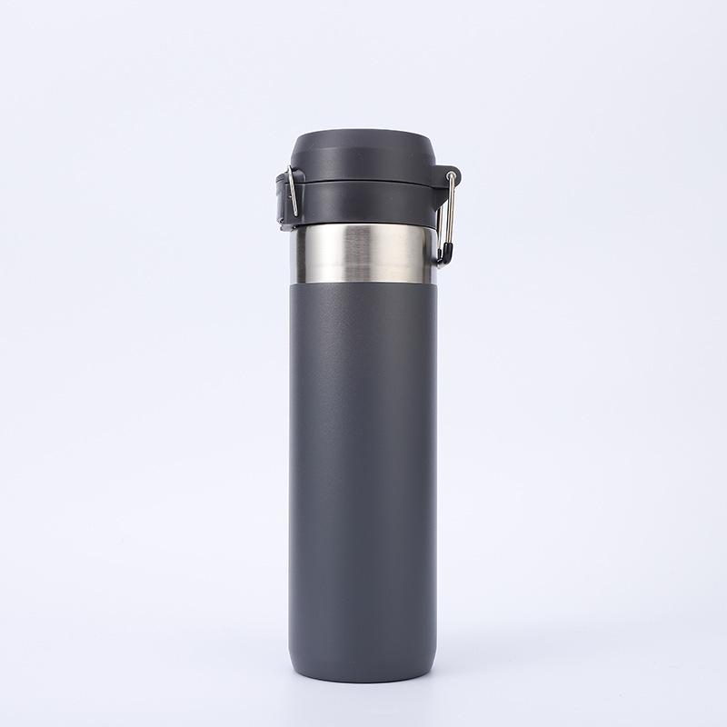800Ml bounce cover small mouth stainless steel water bottle outdoor sports thermos cup high quality student portable cup