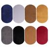 Iron On Patches 5 Pcs Repair Patches 8 Colors Oval Faux Suede Cowhide Elbow Knee Repair for Sweater Crafts Clothing Jeans