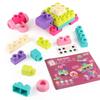A Variety Of Diy Large Particles Assembled Soft Rubber Building Blocks Bite Boiled Baby Early Education Science And Education Toys