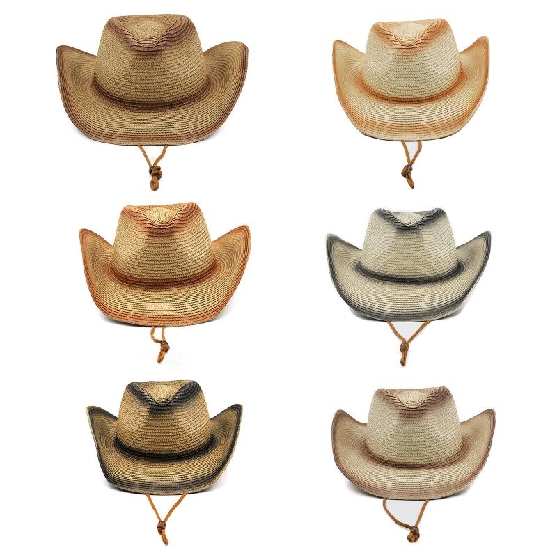 Trendy Unisex Fashion Summer Casual Fashion Beach for Sun Straw Panama Jazz Hat