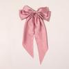 New Red Bowknot Hairpin Fashion Women Hair Clip Fabric Korean Style Long Ribbon Butterfly Hairpin Hair Accessories
