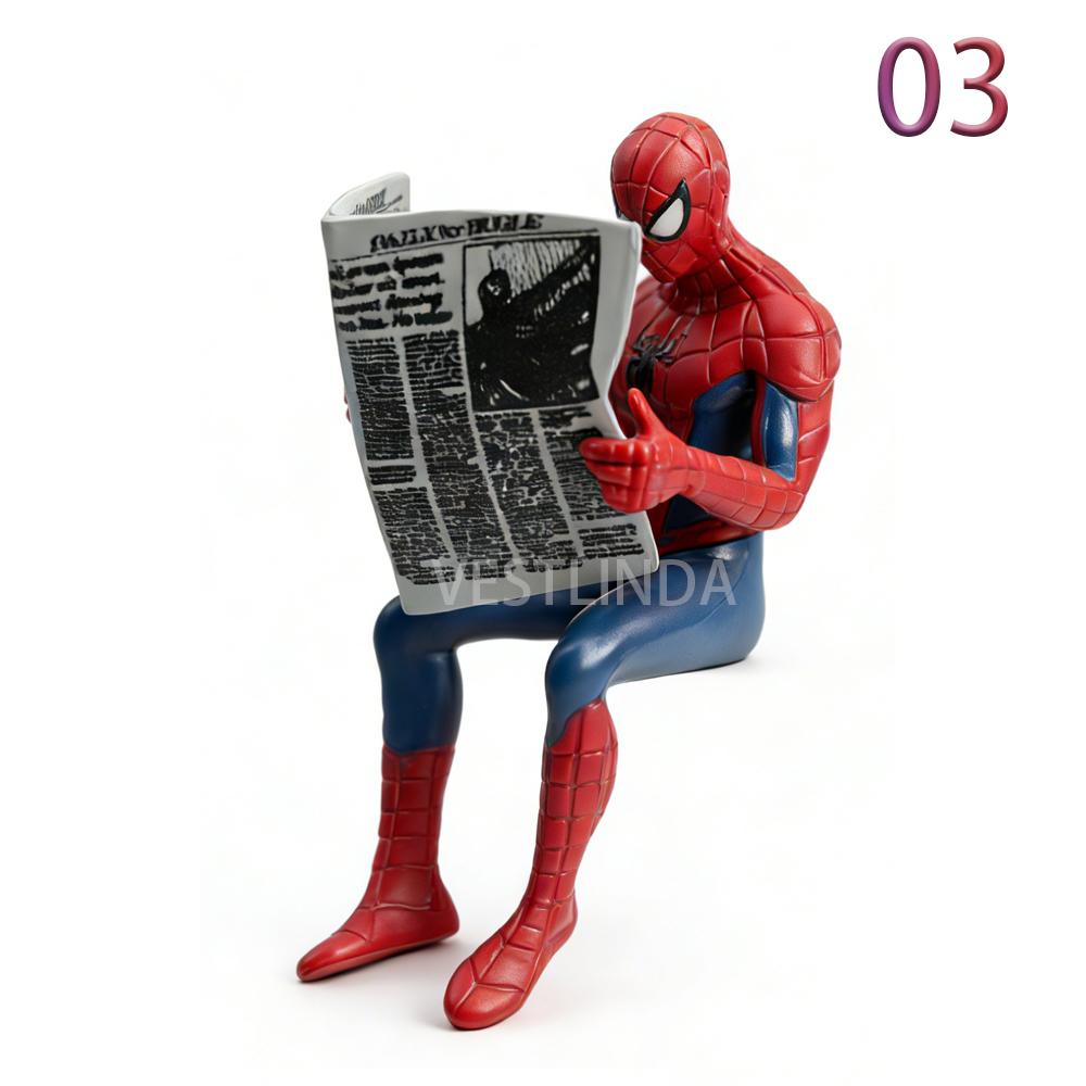 Popular Superhero Spider-Man 7-9 cm Mini Hand-made Desktop Model Decoration Game Peripherals Avengers Collection Toy Gift