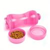 Portable Manual Dog Water Dispenser - No Battery Needed, Durable Plastic Pet Drinking Cup with Ergonomic Handle for Outdoor Walk