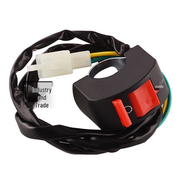 Universal Off-Road Ignition Switch for ATV, Beach Car, and Motorcycle Handlebars