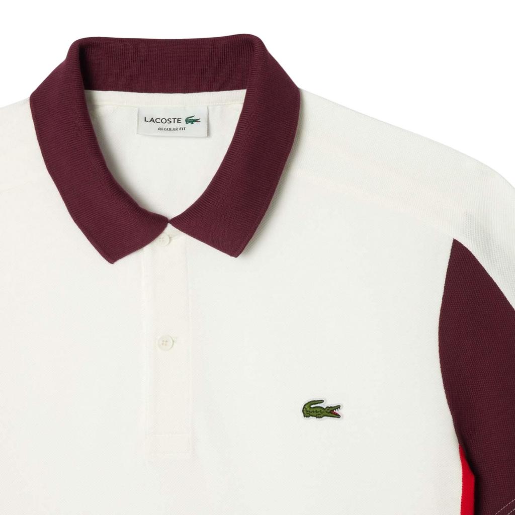 Lacoste Mens Colour Block Regular Polo Shirt